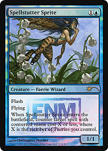 (Promo-FNM)Spellstutter Sprite/呪文づまりのスプライト